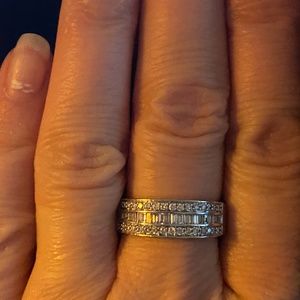 Diamond Fashion Band, 3/8 CT. T.W. -10K White Gold